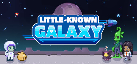 Little-Known Galaxy guide hub hero image with ship interior and crew