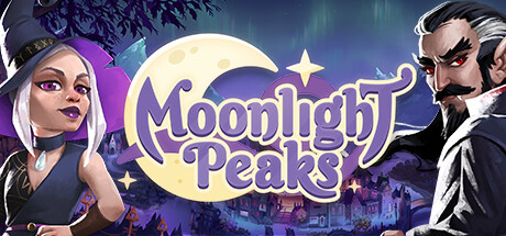 Moonlight Peaks guide hub hero image with vampire farming town atmosphere